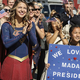 Illustration for article titled All aliens are welcome as President Lynda Carter visits Supergirl